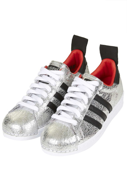 Premium adidas superstars 80's style trainers by Topshop